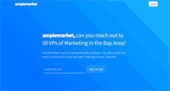 Desktop Screenshot of amplemarket.com
